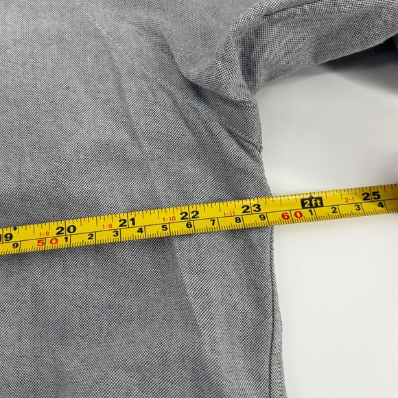 Polo Ralph Lauren Mens Oxford Button Down Shirt Gray Pony Logo Casual 15-32 M - Picture 10 of 11